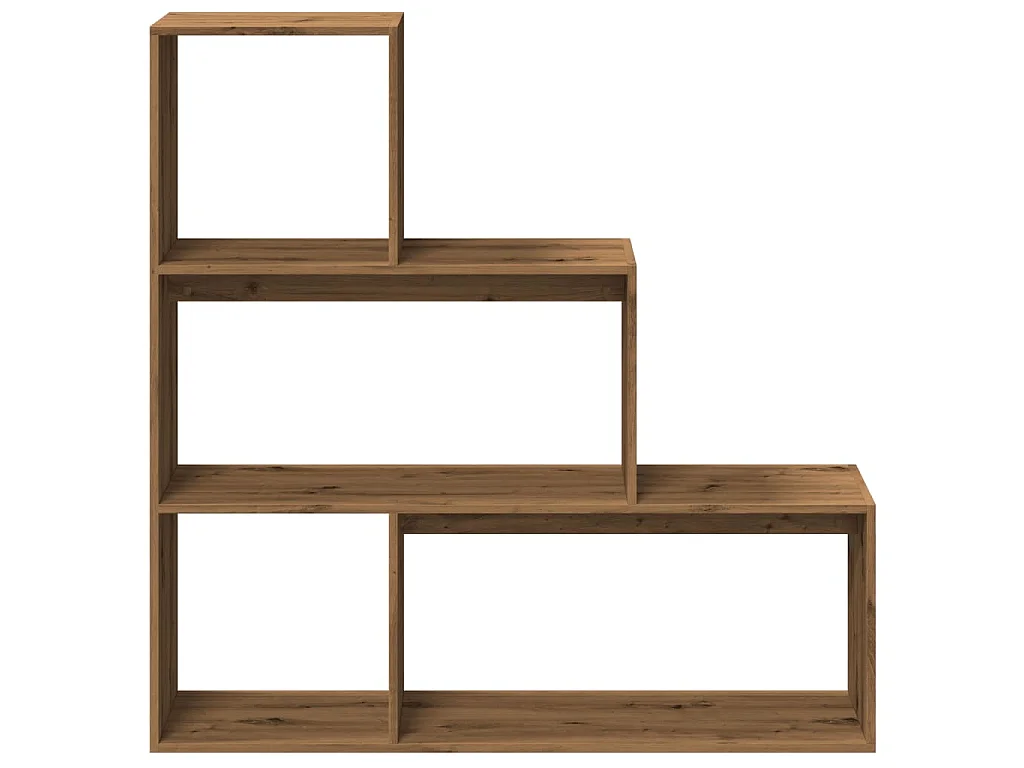 Libreria 3Ripiani Rovere Artigianale 123x29x123cm in Truciolato