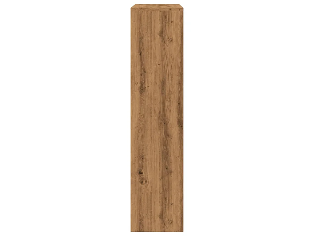 Libreria 3Ripiani Rovere Artigianale 123x29x123cm in Truciolato