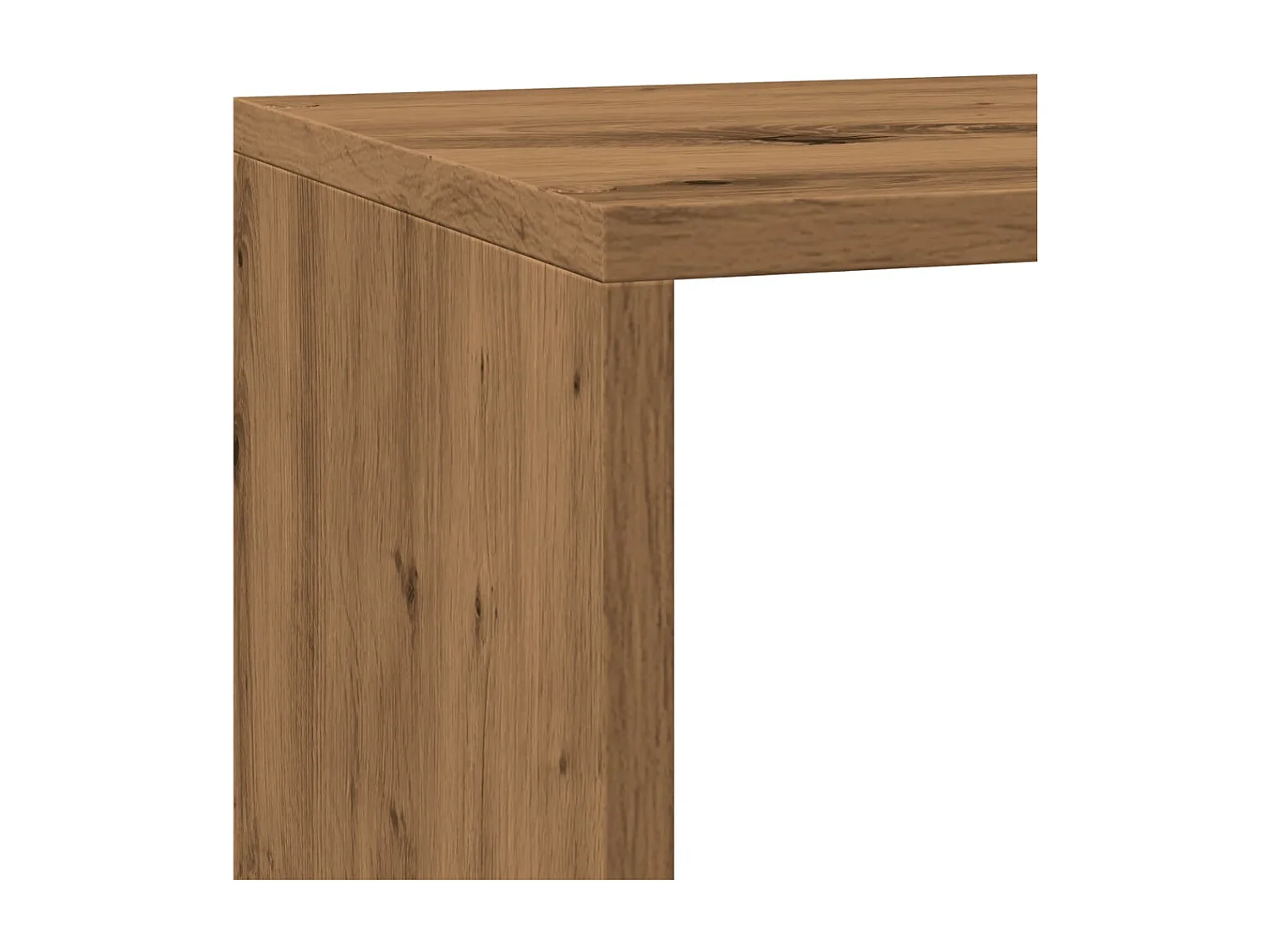 Libreria a 3 Ripiani Rovere 137,5x29x103,5 cm in Truciolato