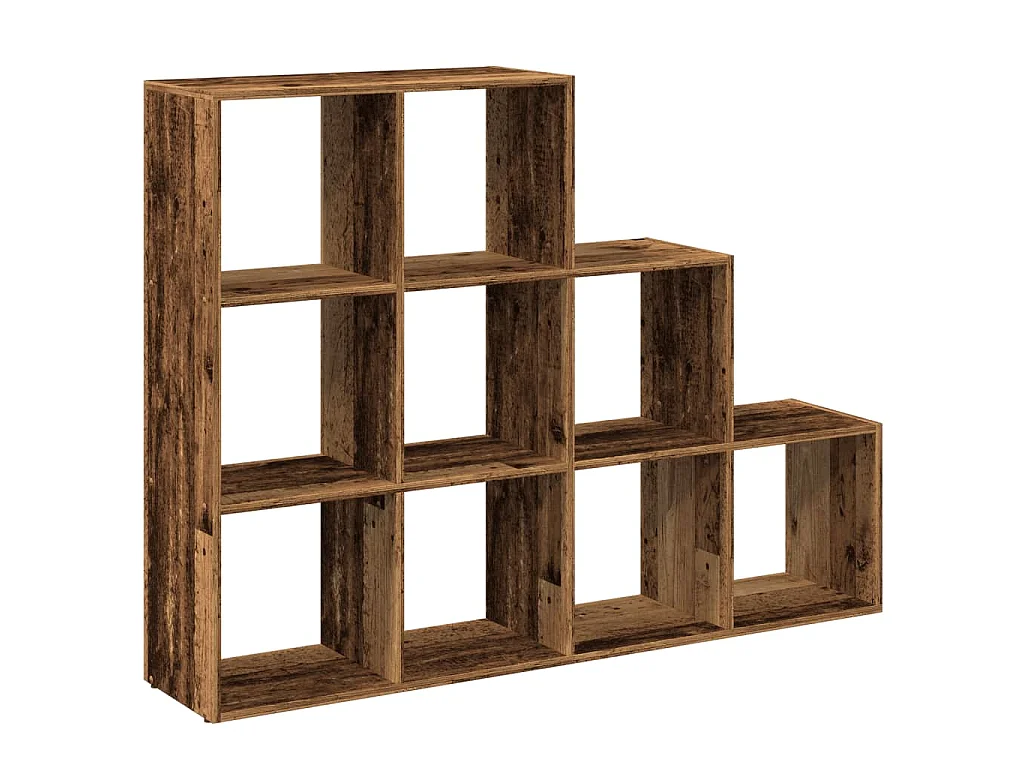 Libreria a 3 Ripiani Legno Vecchio 137,5x29x103,5 cm Truciolato