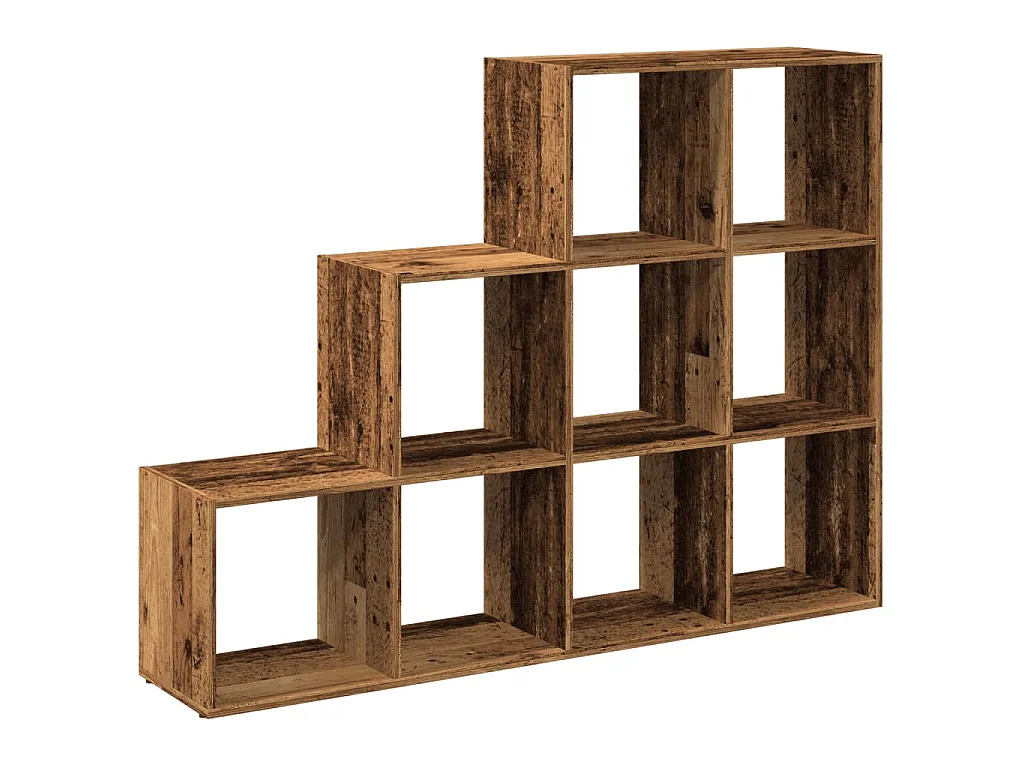 Libreria a 3 Ripiani Legno Vecchio 137,5x29x103,5 cm Truciolato
