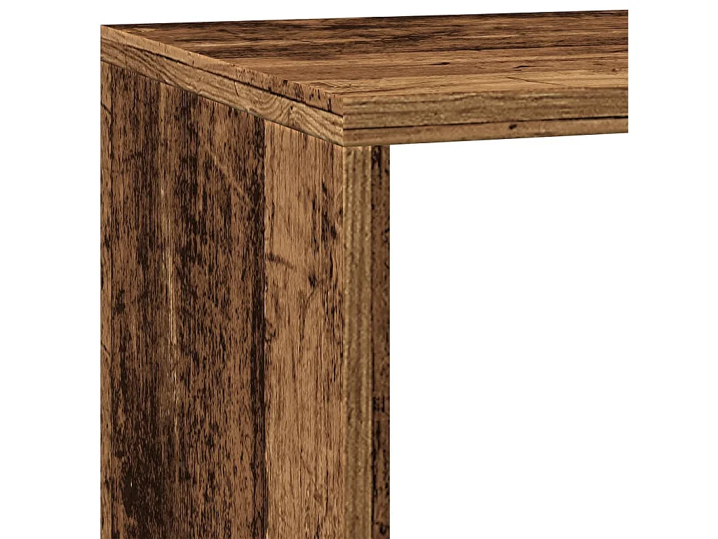 Libreria a 3 Ripiani Legno Vecchio 137,5x29x103,5 cm Truciolato