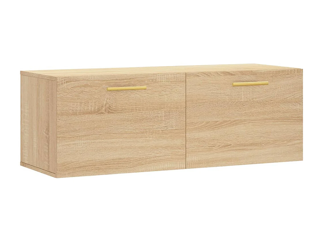 Armoire murale chêne sonoma 100x36,5x35 cm bois d'ingénierie