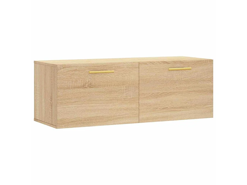 Mobile a Parete Rovere Sonoma 100x36,5x35 cm Legno Multistrato