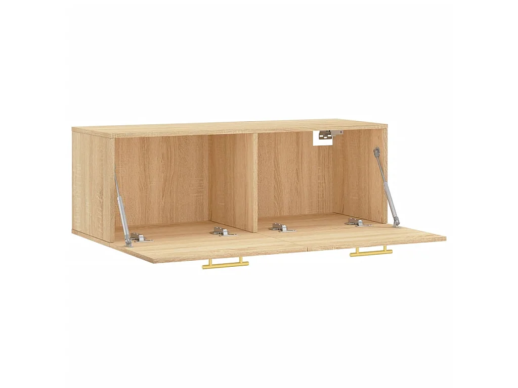 Mobile a Parete Rovere Sonoma 100x36,5x35 cm Legno Multistrato