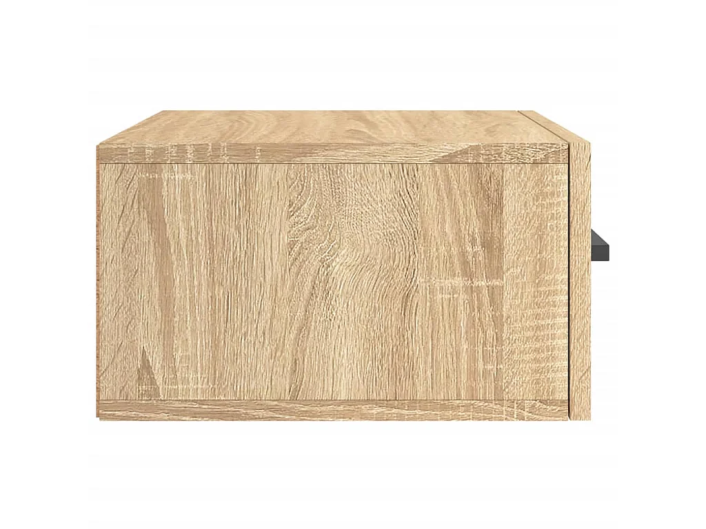 Table de chevet murale chêne sonoma 35x35x20 cm