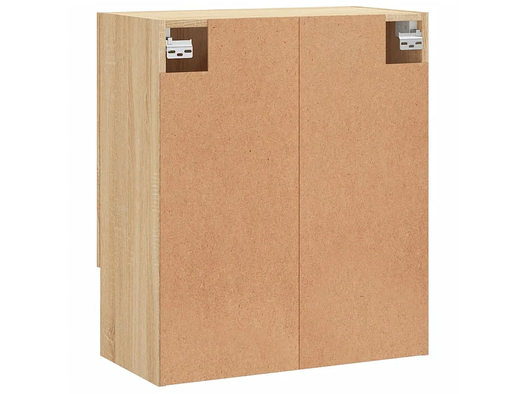 Armoire murale chêne sonoma 60x31x70 cm bois d'ingénierie