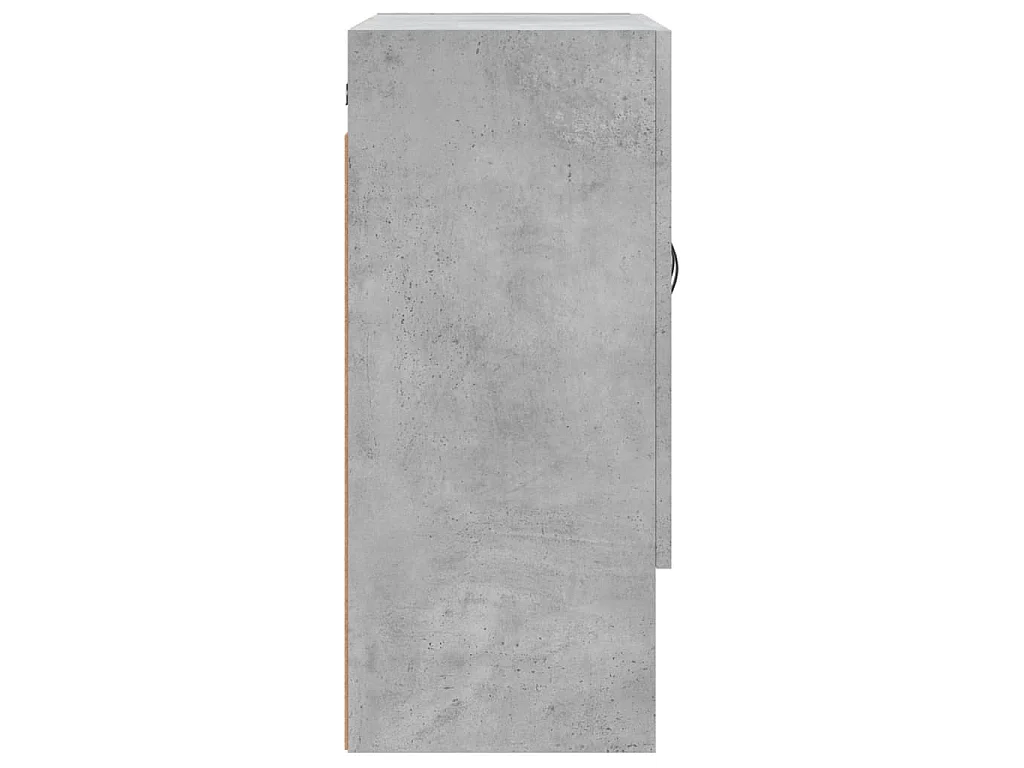 Armario de pared madera de ingeniería gris hormigón 60x31x70 cm