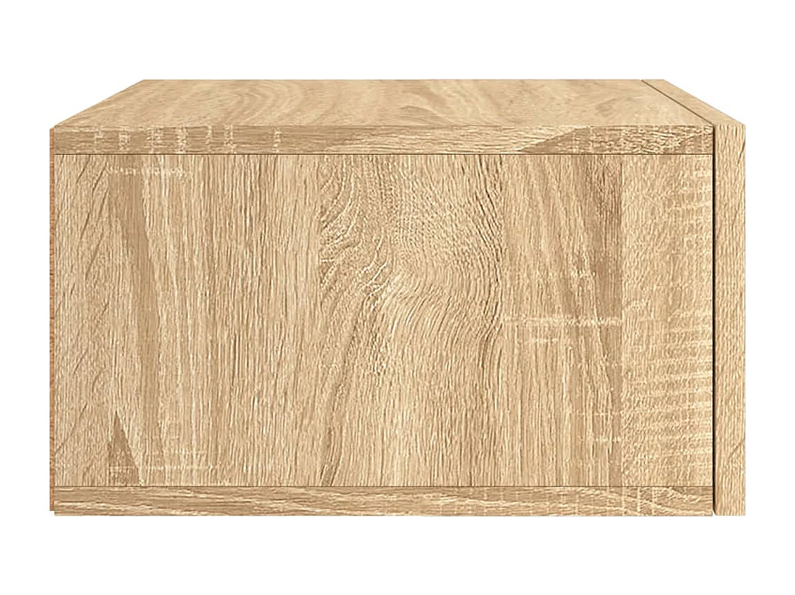 Wand-Nachttisch Sonoma-Eiche 35x35x20 cm