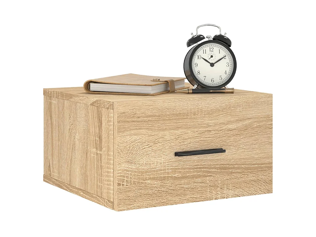 Wand-Nachttisch Sonoma-Eiche 35x35x20 cm