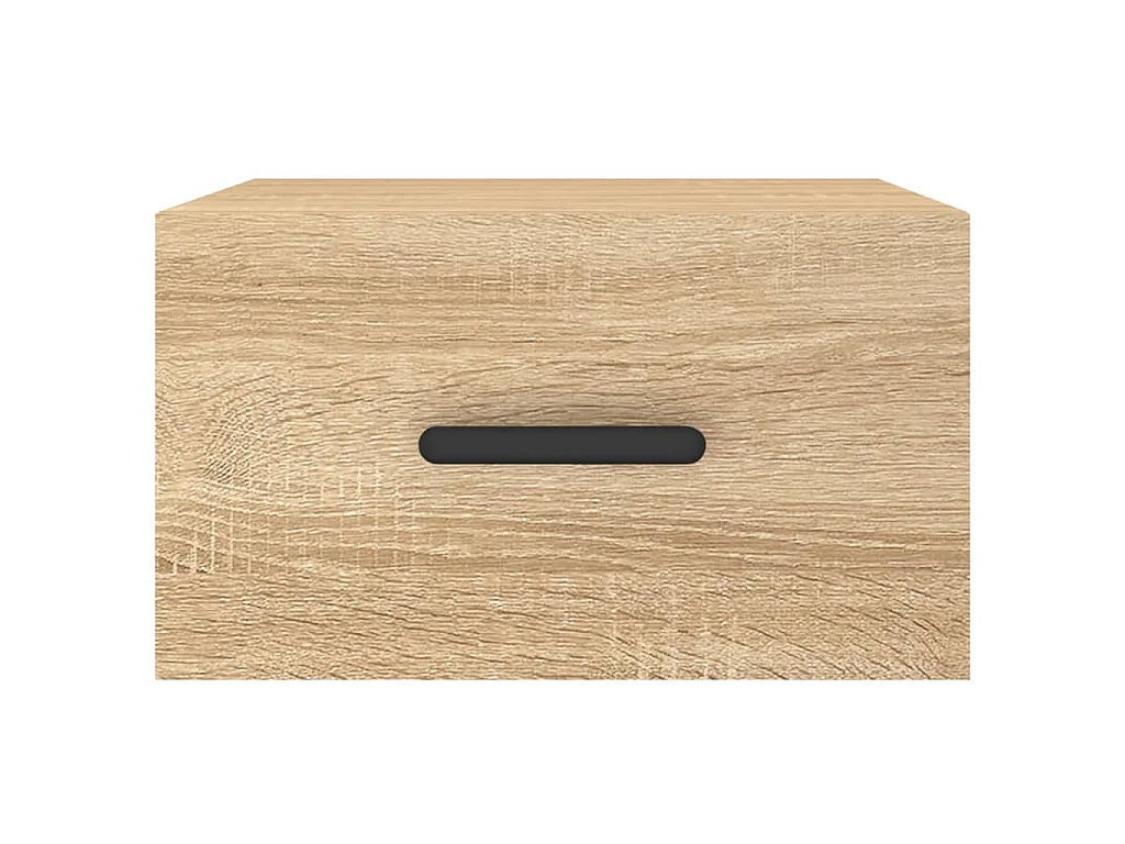 Table de chevet murale chêne sonoma 35x35x20 cm