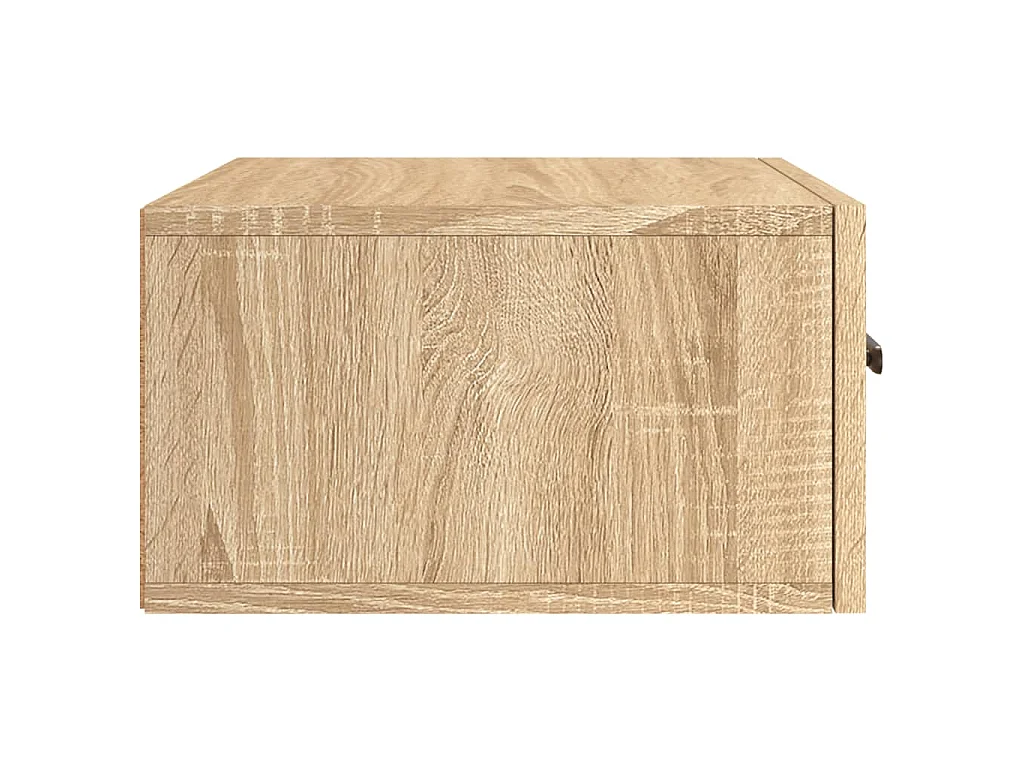 Table de chevet murale chêne sonoma 35x35x20 cm