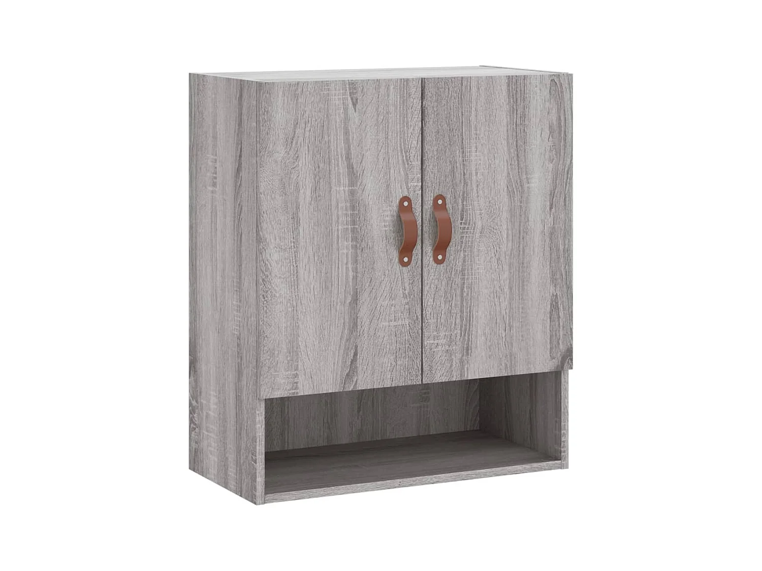 Armoire murale sonoma gris 60x31x70 cm bois d'ingénierie