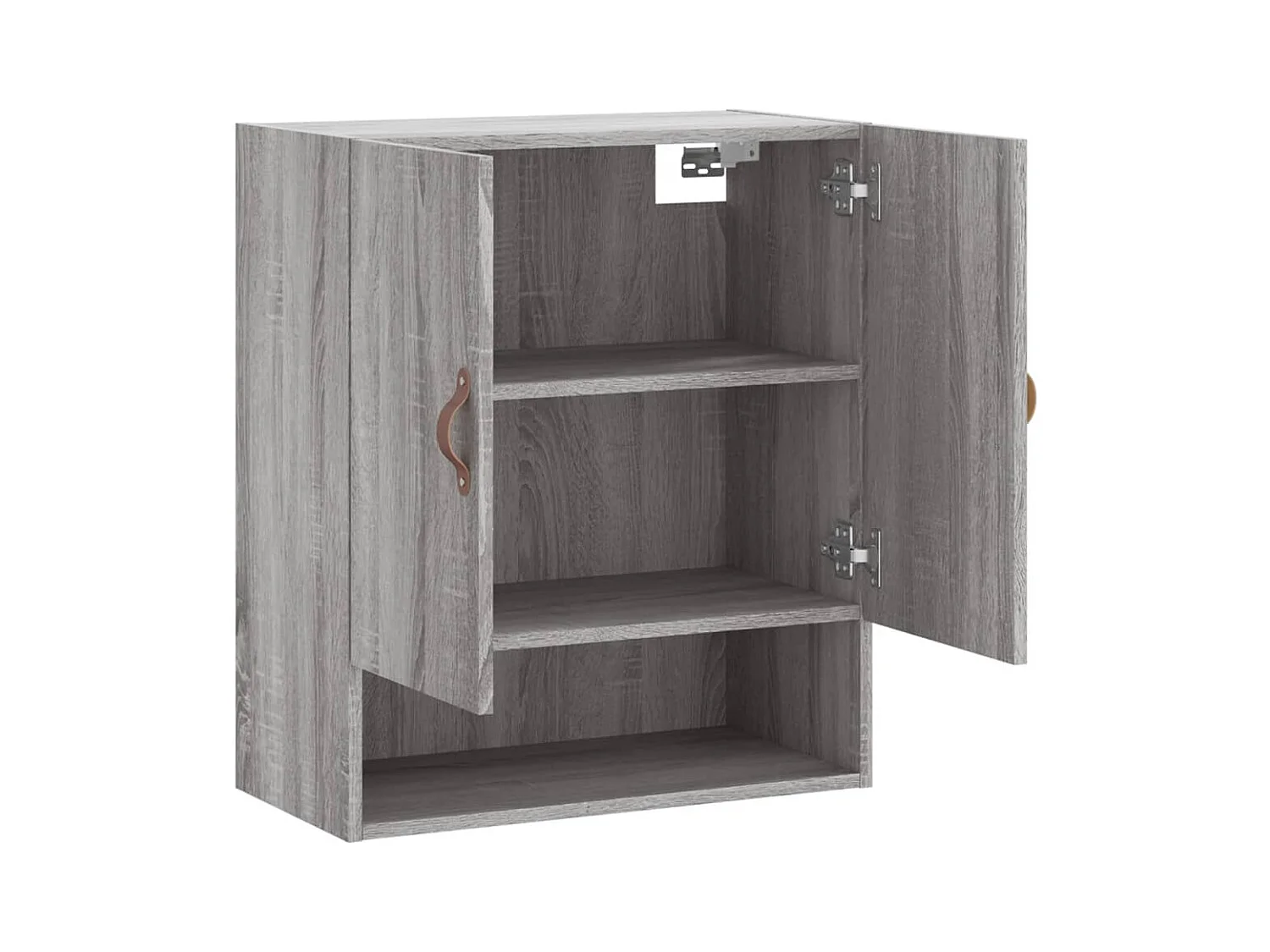 Armoire murale sonoma gris 60x31x70 cm bois d'ingénierie