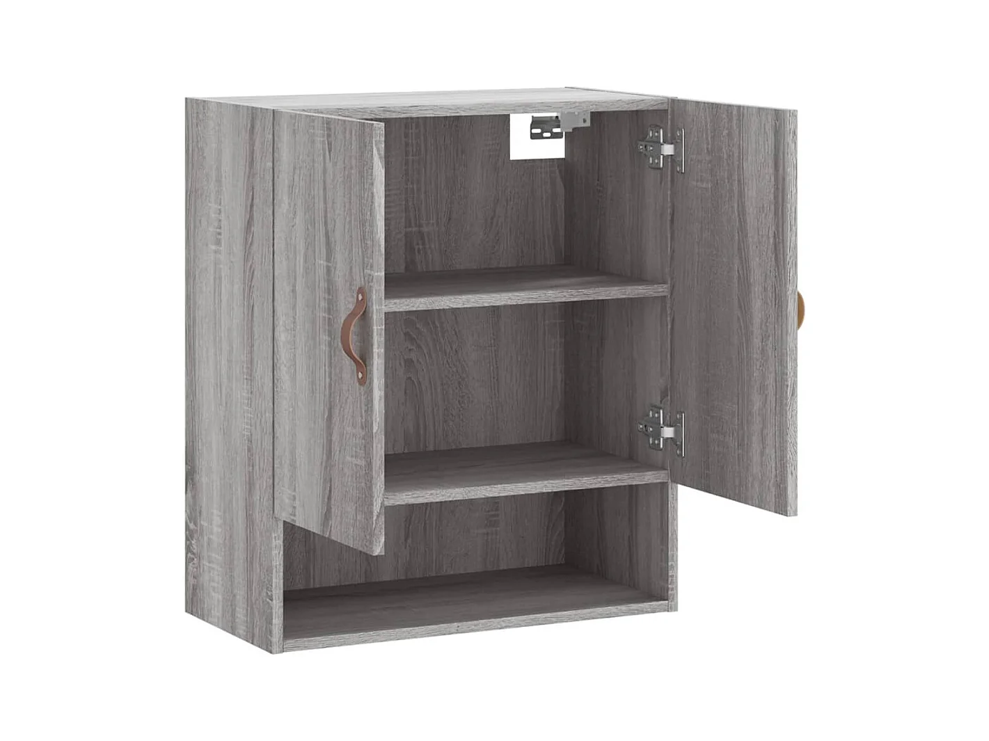 Armoire murale sonoma gris 60x31x70 cm bois d'ingénierie