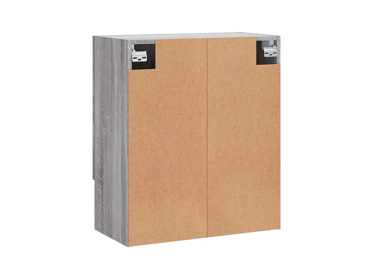 Armoire murale sonoma gris 60x31x70 cm bois d'ingénierie