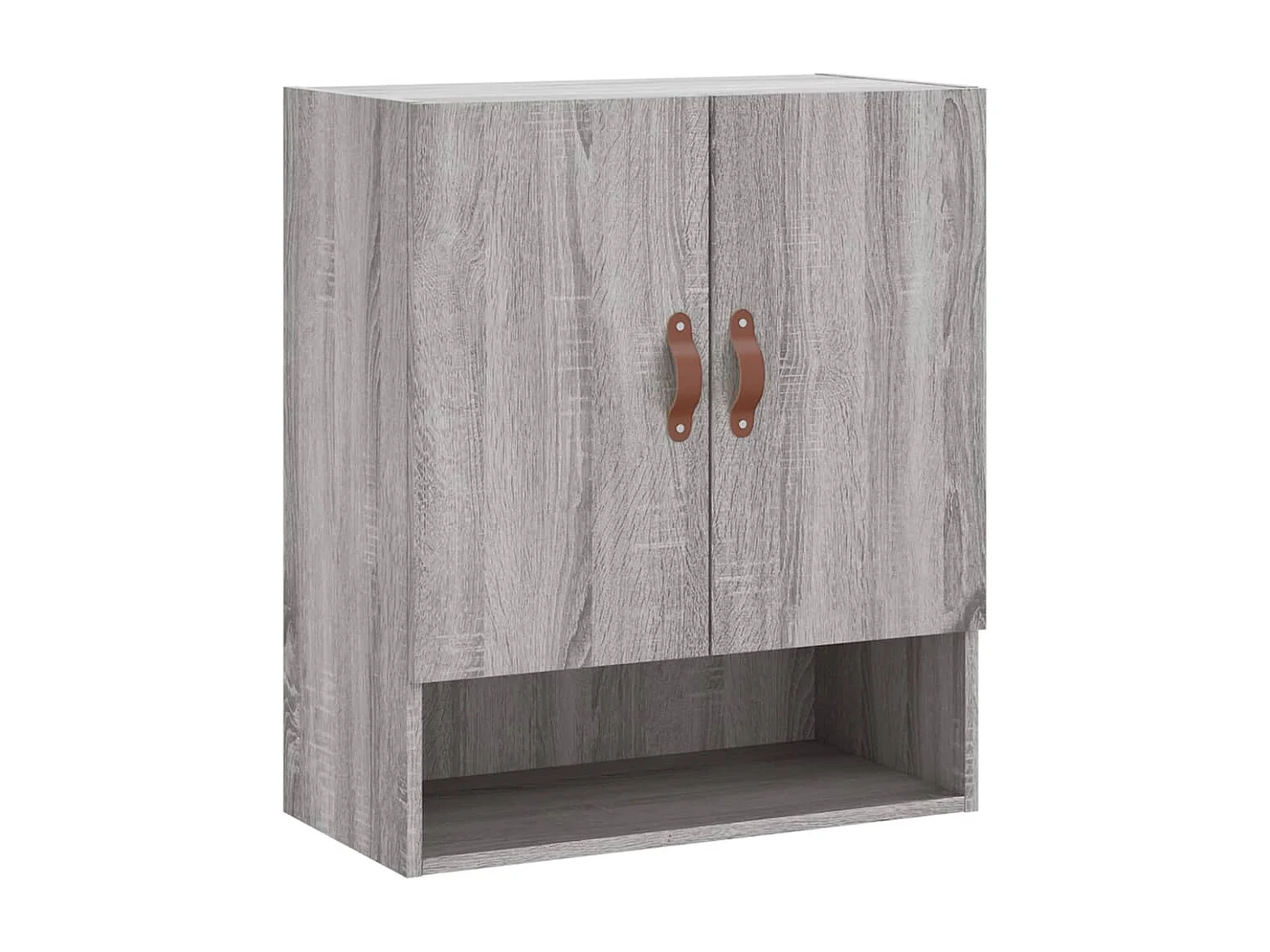Armoire murale sonoma gris 60x31x70 cm bois d'ingénierie