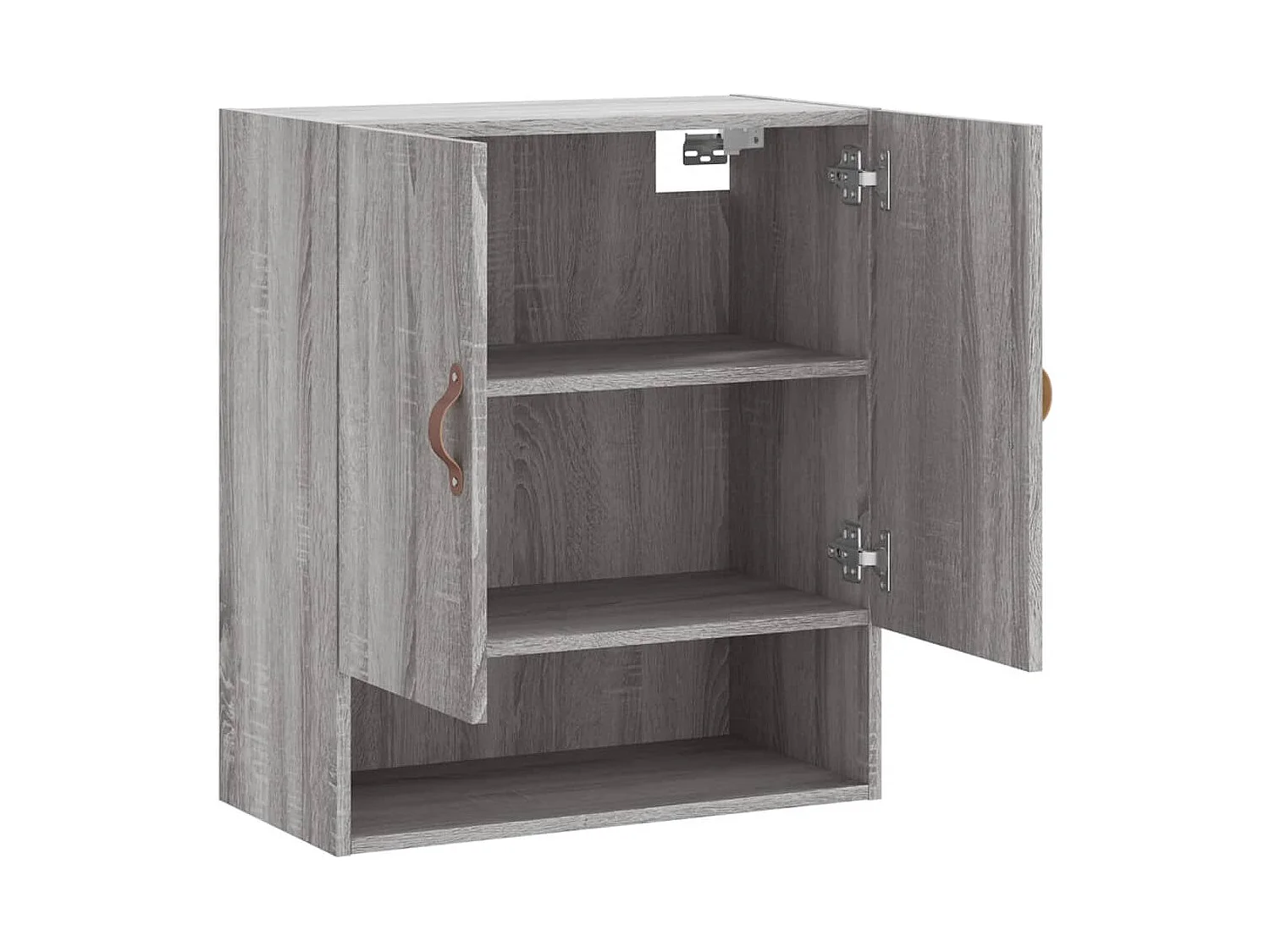 Armoire murale sonoma gris 60x31x70 cm bois d'ingénierie