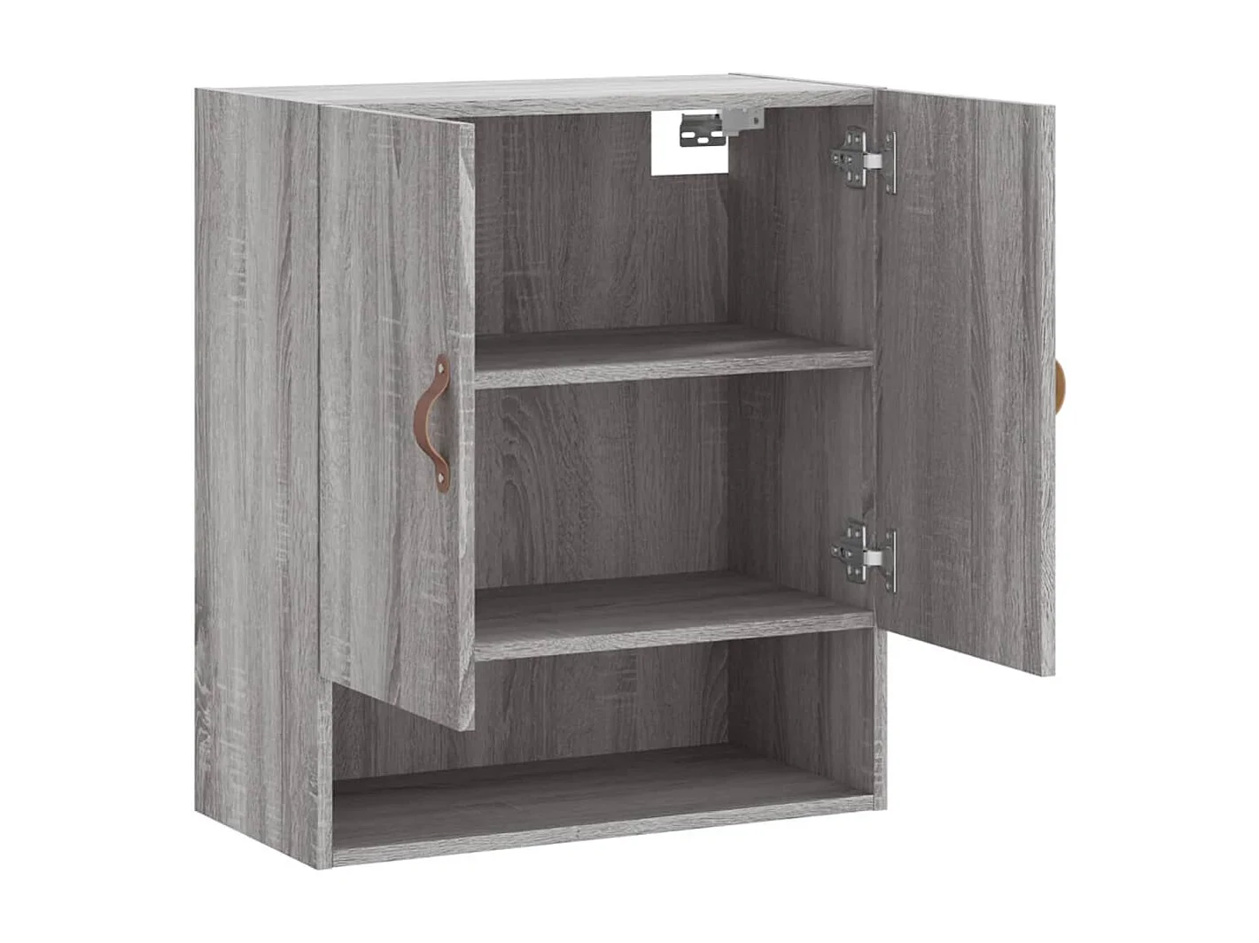 Armoire murale sonoma gris 60x31x70 cm bois d'ingénierie