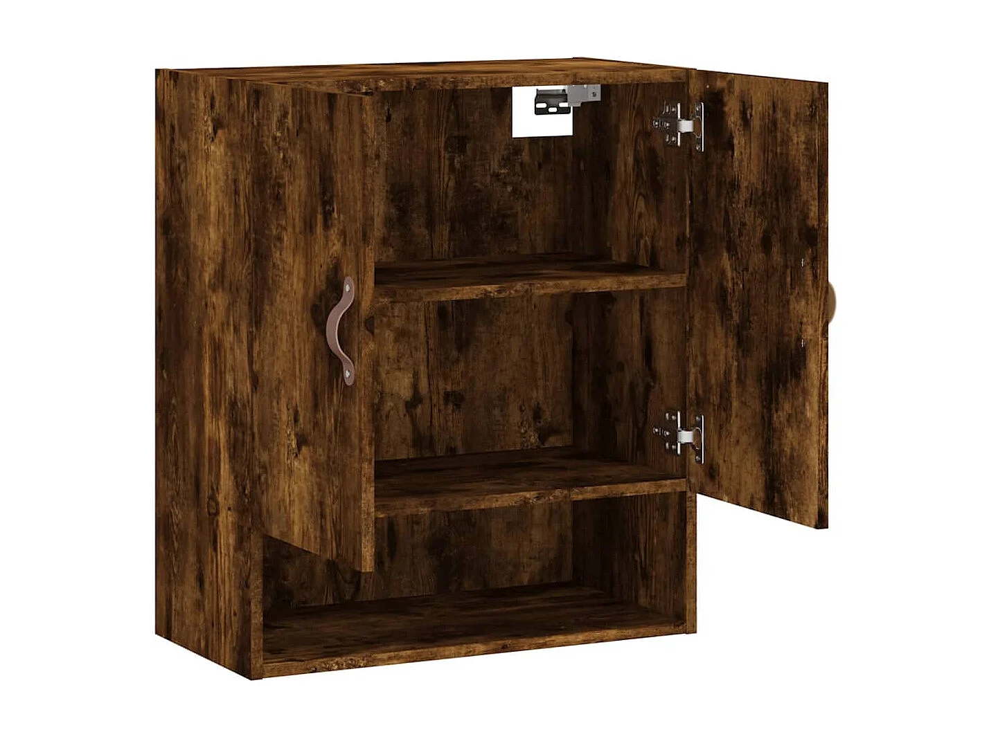 Armoire murale chêne fumé 60x31x70 cm bois d'ingénierie