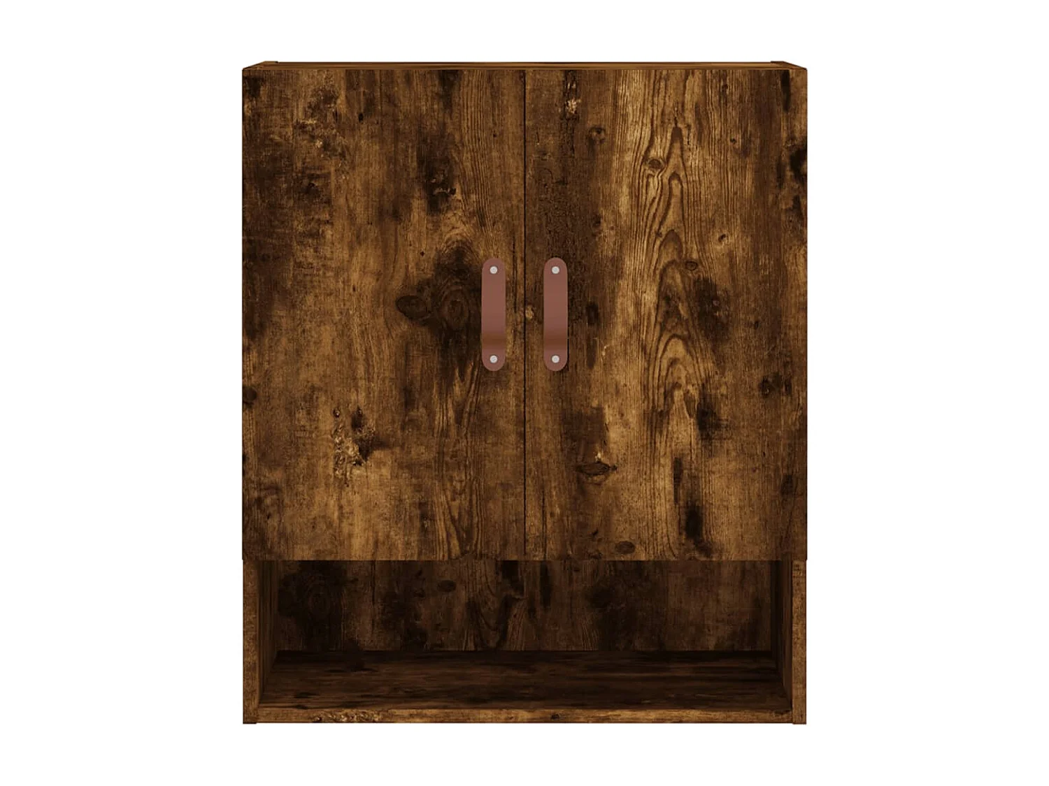 Armoire murale chêne fumé 60x31x70 cm bois d'ingénierie