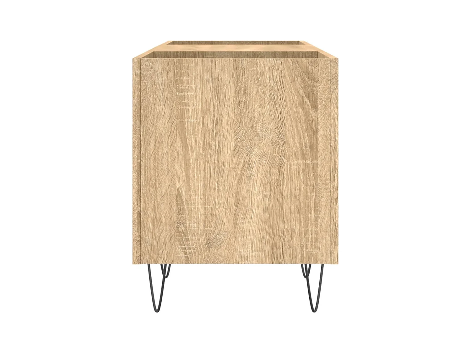 Armoire à disques chêne sonoma 121x38x48 cm bois d'ingénierie