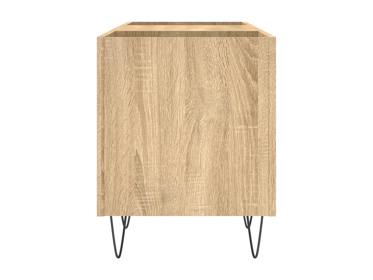 Armoire à disques chêne sonoma 121x38x48 cm bois d'ingénierie