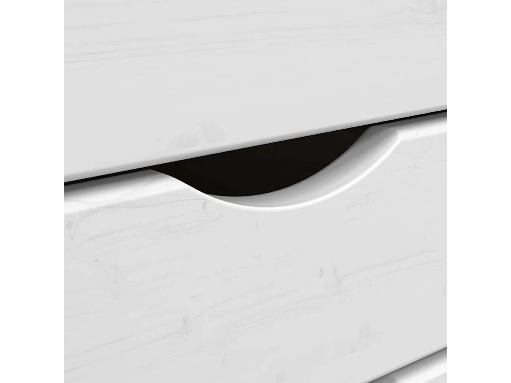 Rollschrank mit Schreibtisch MOSS Honigbraun Massivholz Kiefer