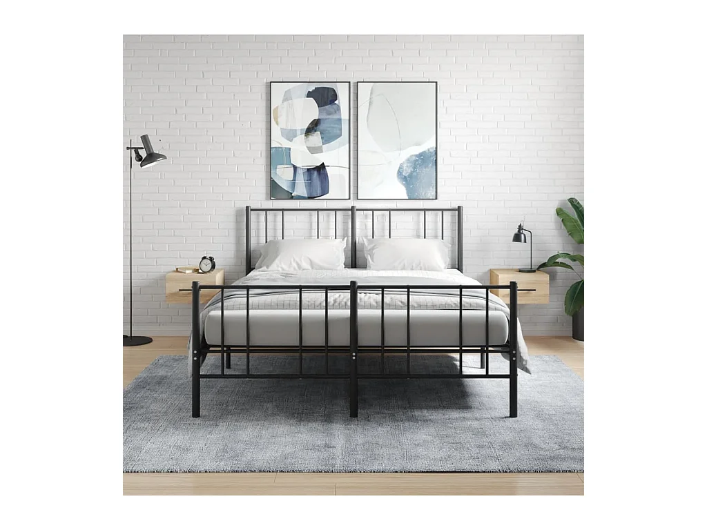 Tables de chevet murales 2 pcs chêne sonoma 35x35x20 cm