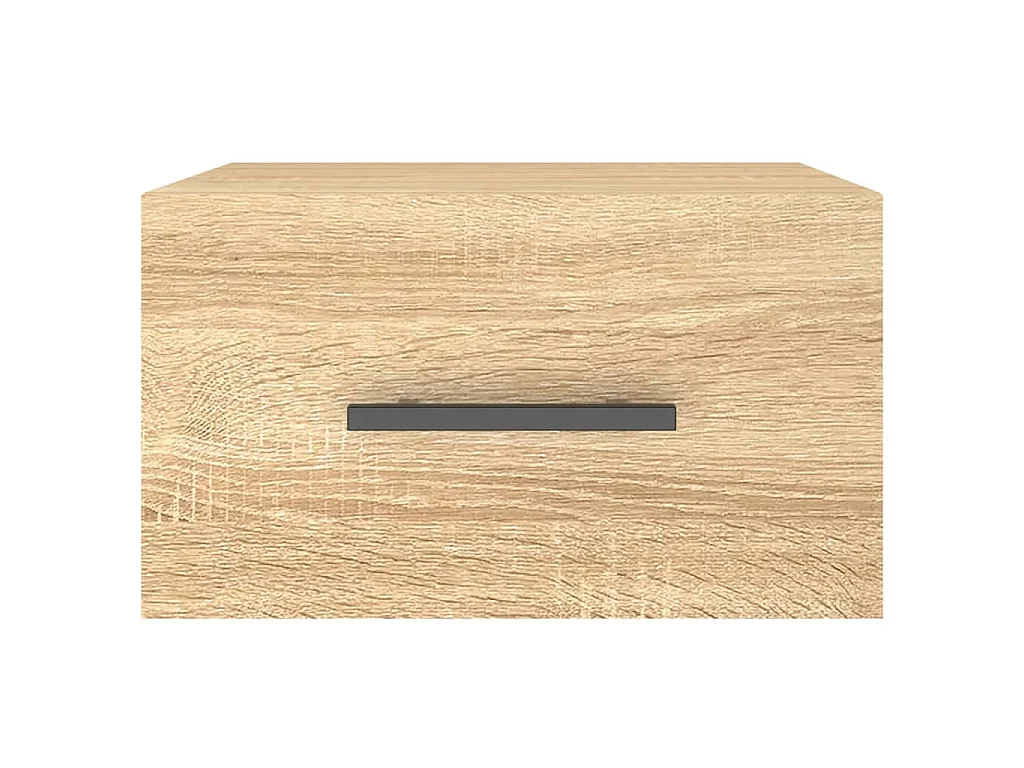 Tables de chevet murales 2 pcs chêne sonoma 35x35x20 cm