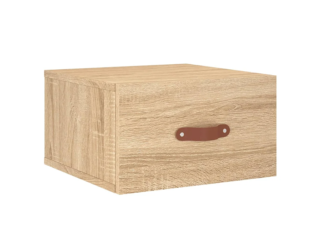 Wand-Nachttisch Sonoma-Eiche 35x35x20 cm