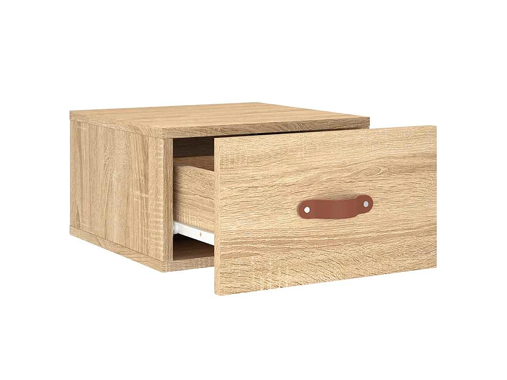 Wand-Nachttisch Sonoma-Eiche 35x35x20 cm