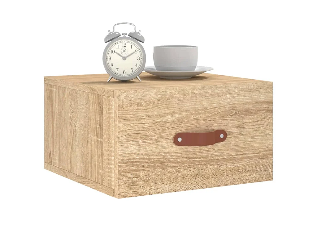 Wand-Nachttisch Sonoma-Eiche 35x35x20 cm