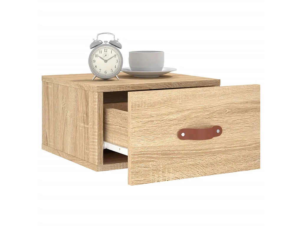 Wand-Nachttisch Sonoma-Eiche 35x35x20 cm