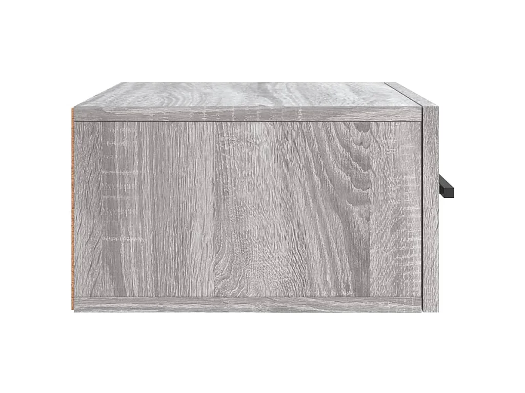 Table de chevet murale sonoma gris 35x35x20 cm