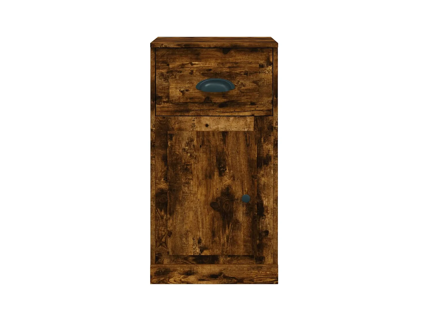 Armoire latérale avec tiroir chêne fumé 40x50x75 cm