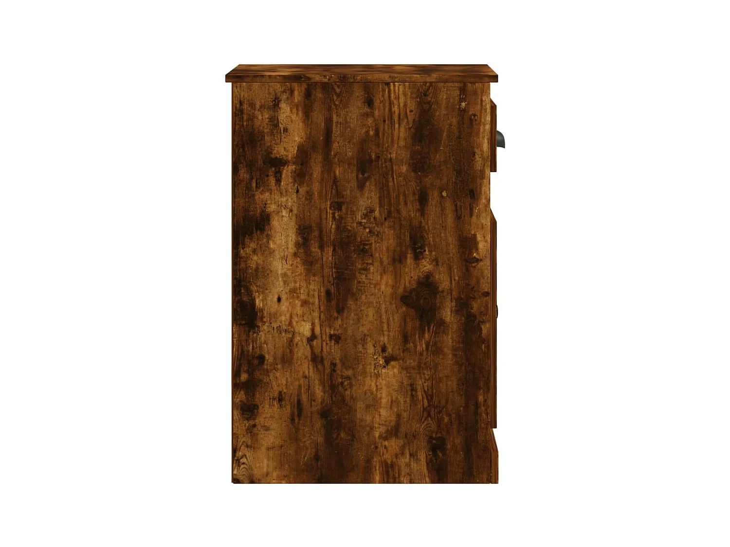 Armoire latérale avec tiroir chêne fumé 40x50x75 cm