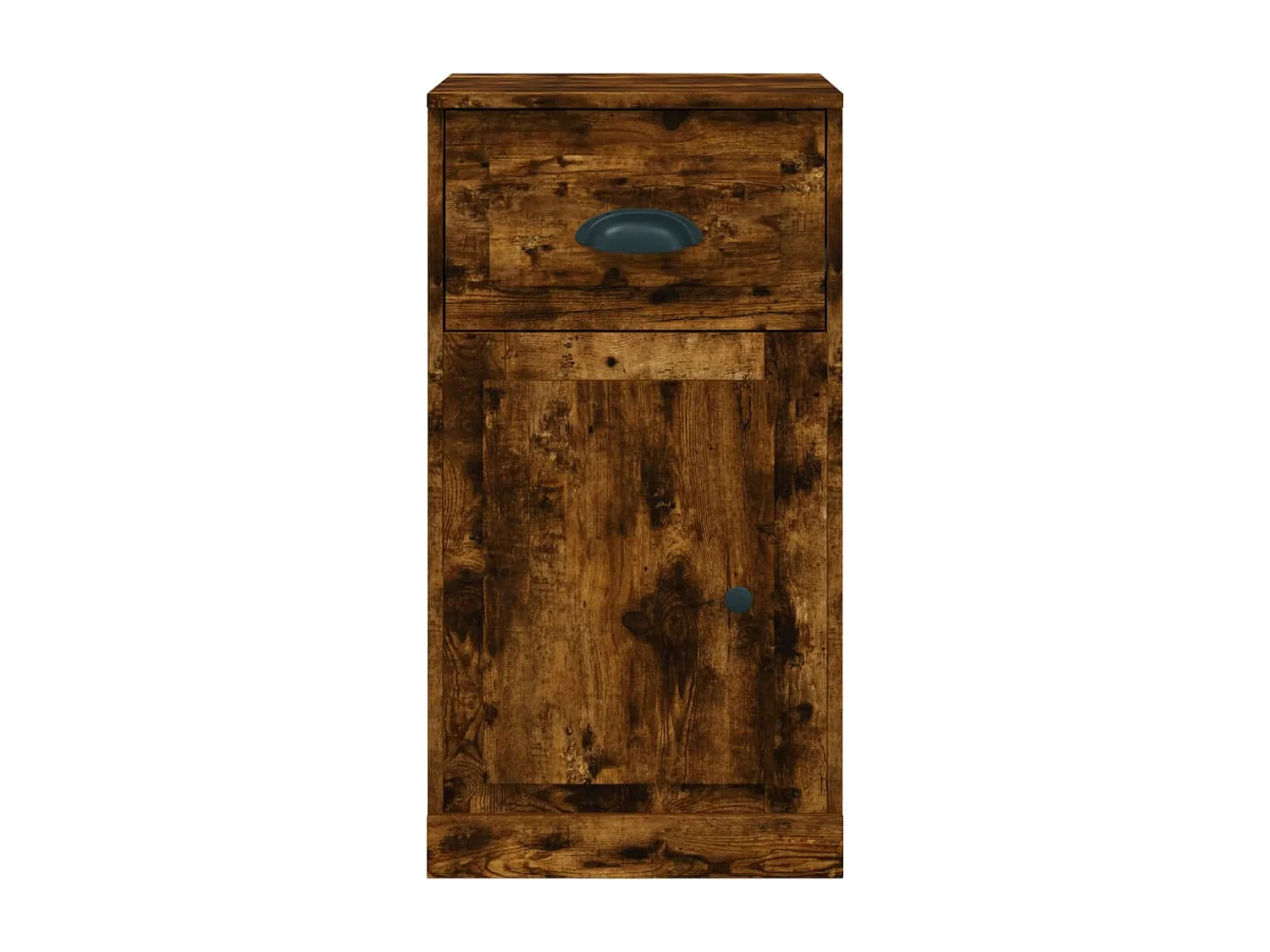 Armoire latérale avec tiroir chêne fumé 40x50x75 cm