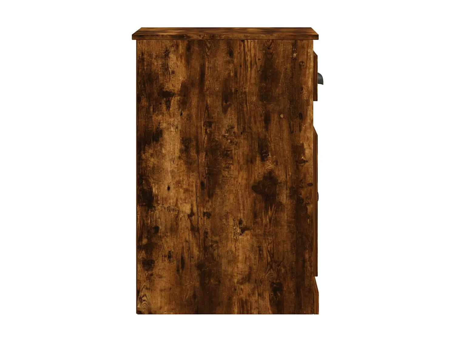Armoire latérale avec tiroir chêne fumé 40x50x75 cm