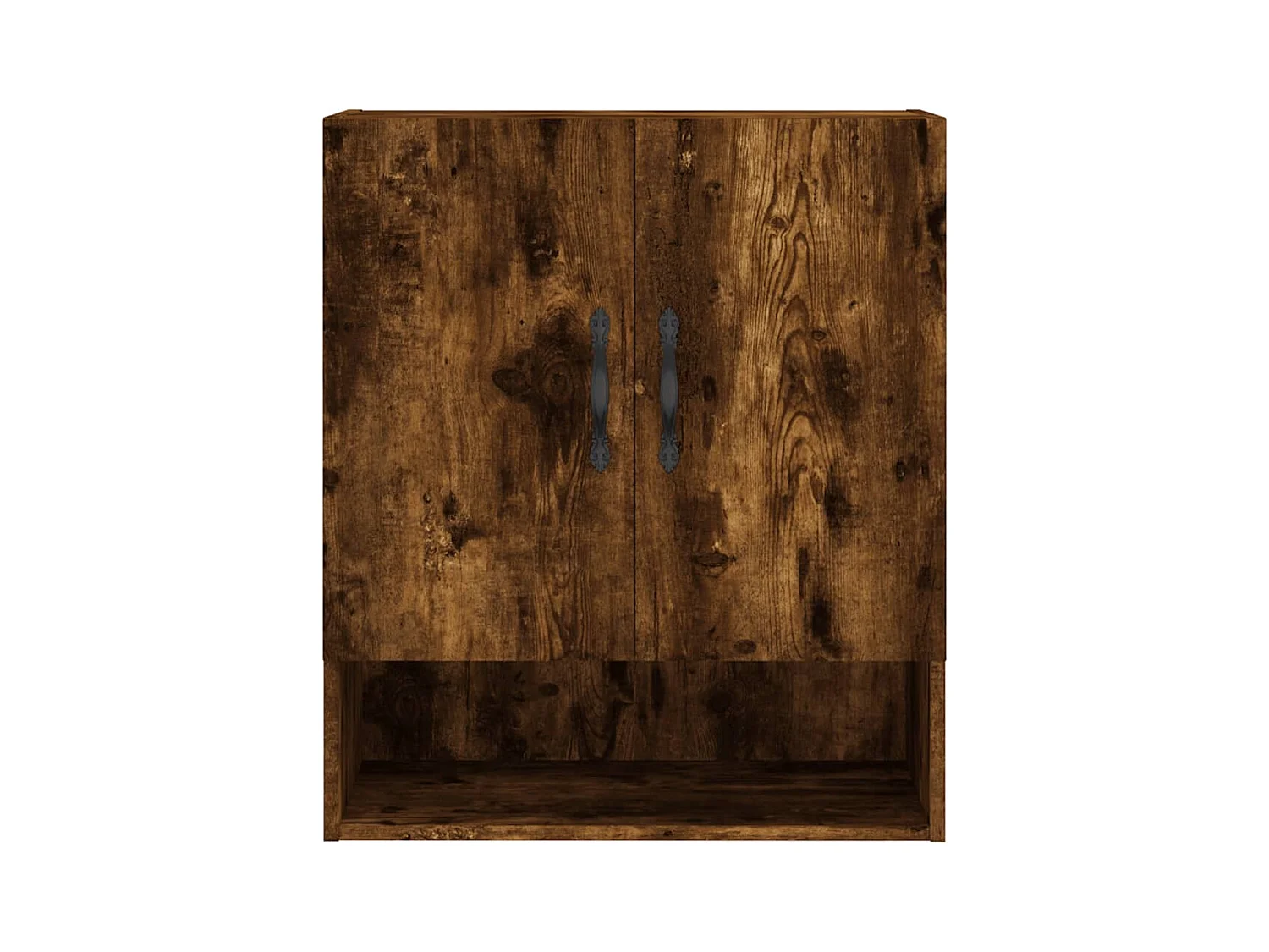 Armoire murale chêne fumé 60x31x70 cm bois d'ingénierie