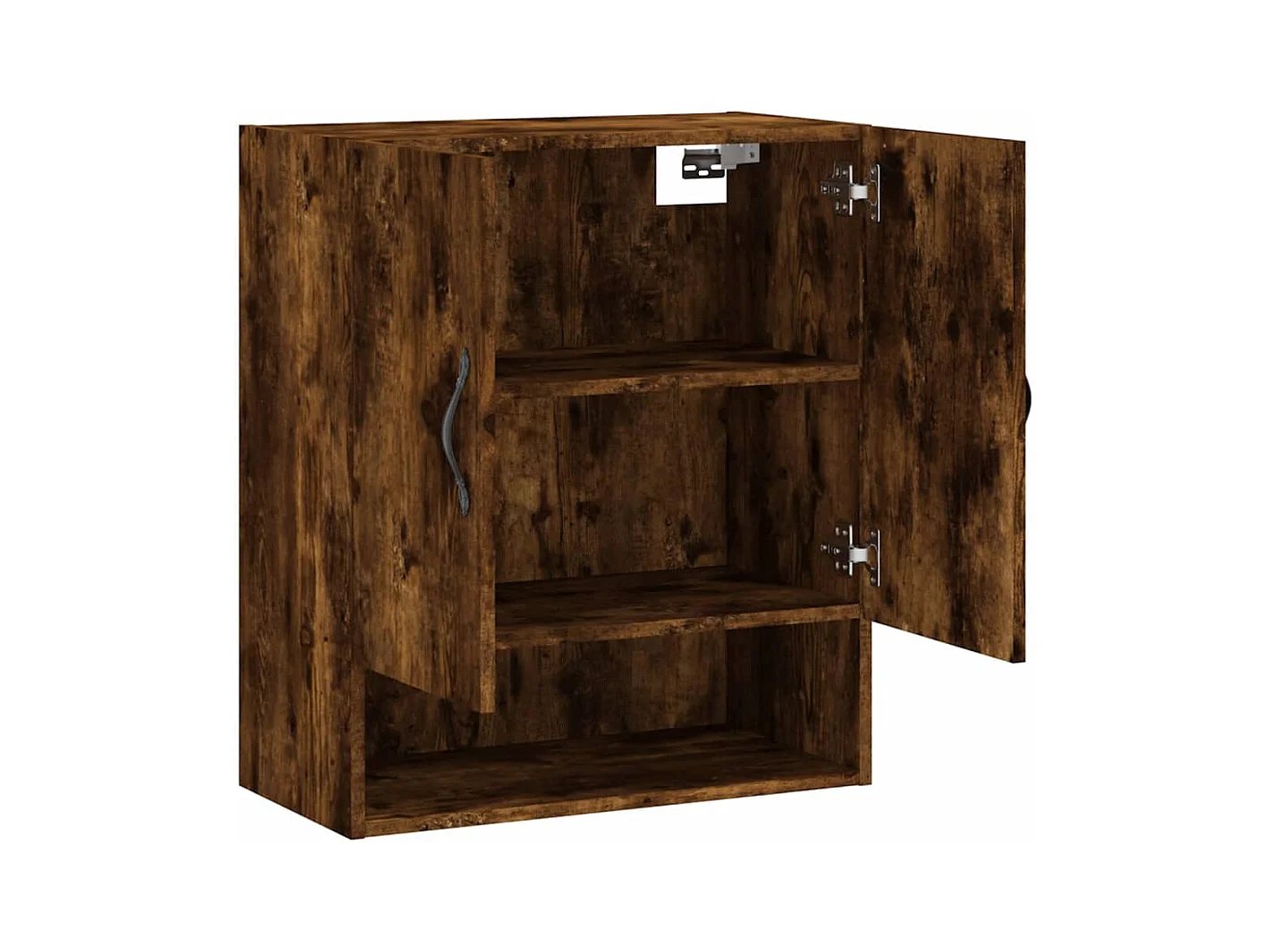 Armoire murale chêne fumé 60x31x70 cm bois d'ingénierie