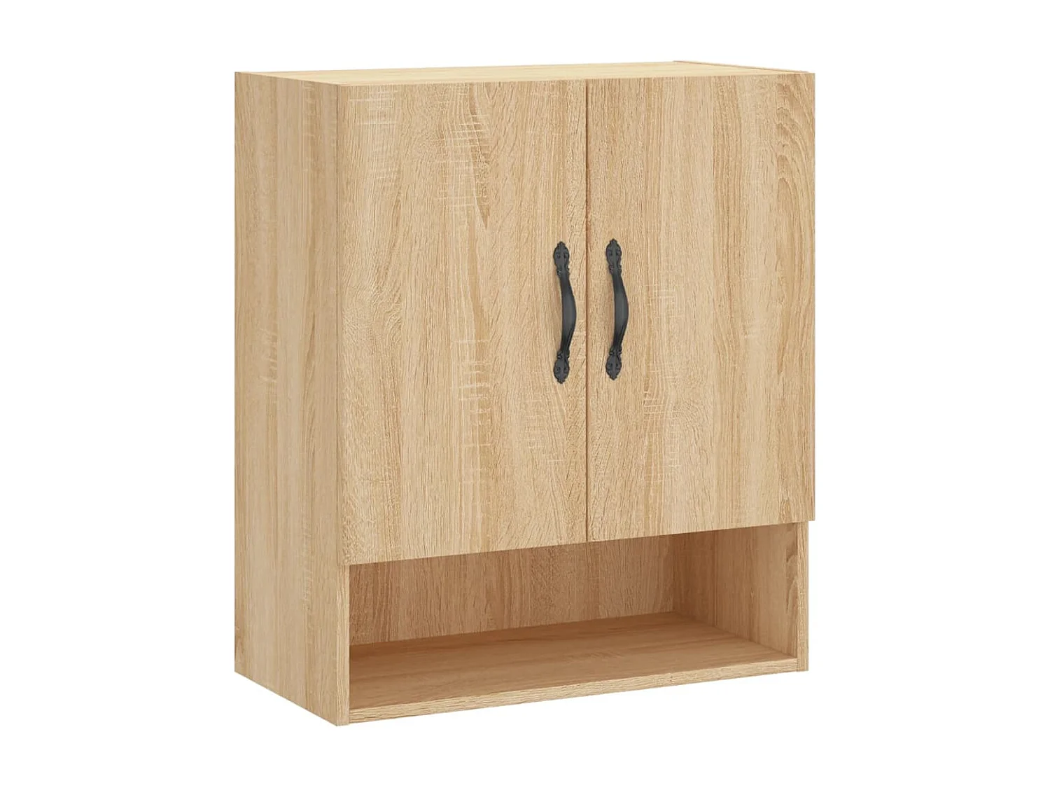 Armoire murale chêne sonoma 60x31x70 cm bois d'ingénierie