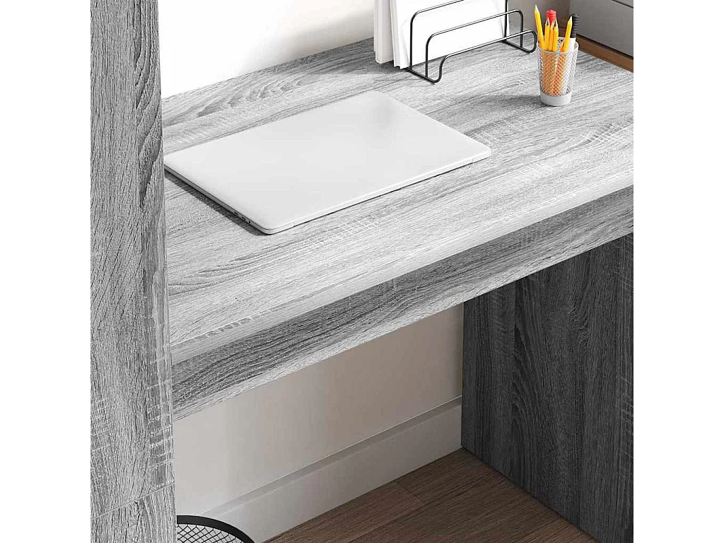 Schreibtisch Graues Sonoma 113 x 54 x 120 cm Holzwerkstoff