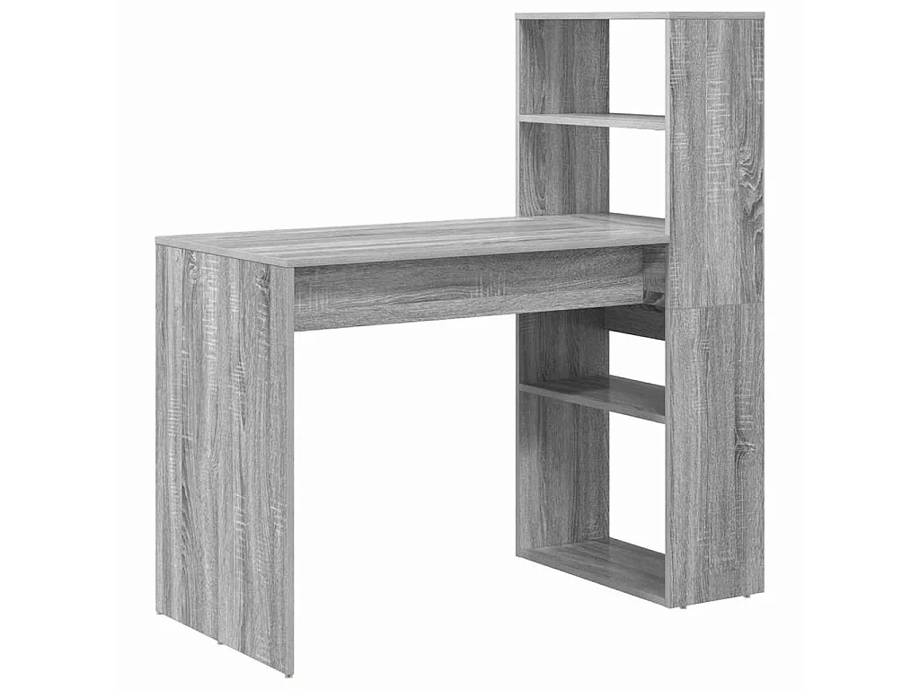 Schreibtisch Graues Sonoma 113 x 54 x 120 cm Holzwerkstoff
