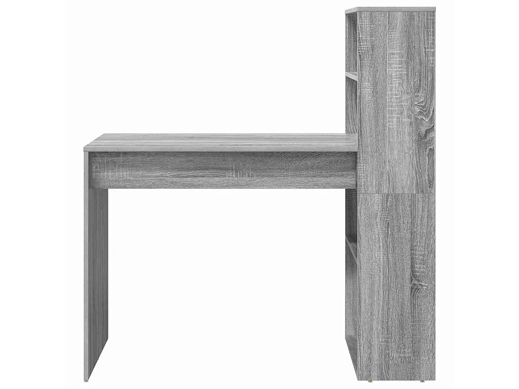 Schreibtisch Graues Sonoma 113 x 54 x 120 cm Holzwerkstoff