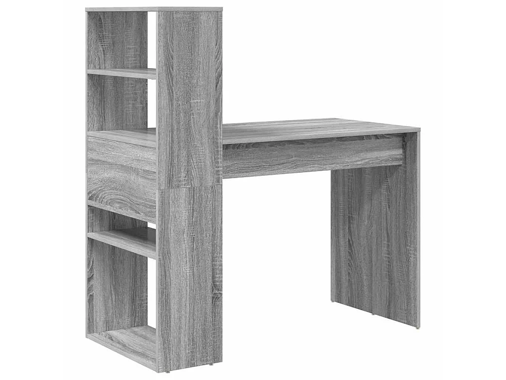 Schreibtisch Graues Sonoma 113 x 54 x 120 cm Holzwerkstoff