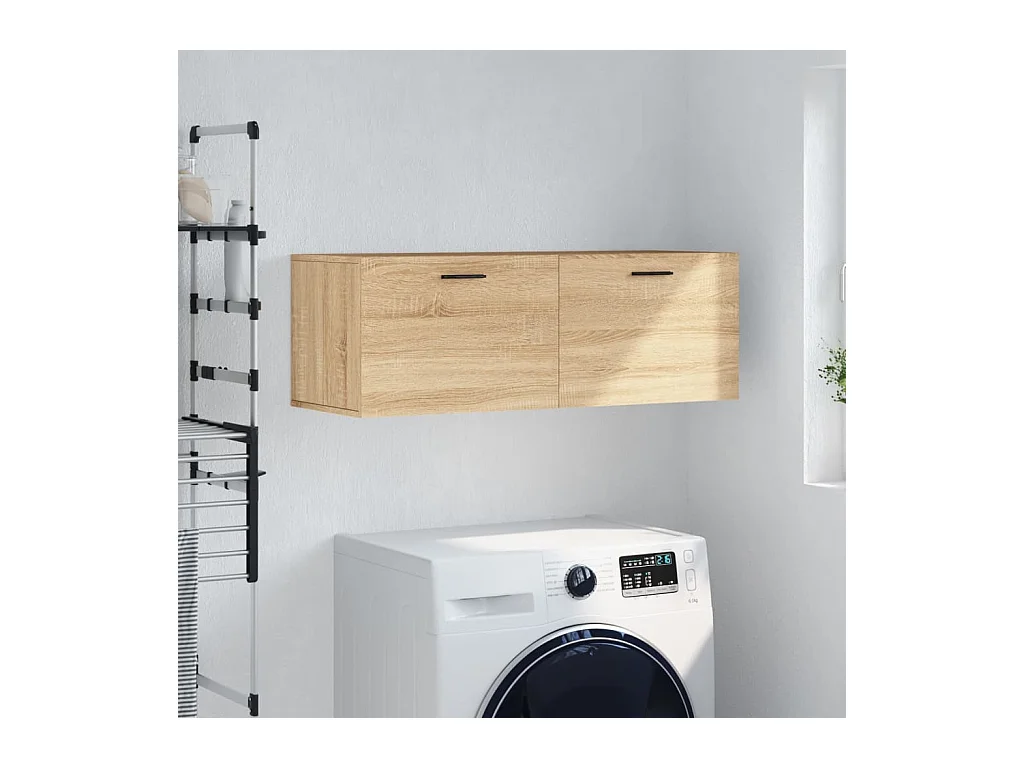 Armoire murale chêne sonoma 100x36,5x35 cm bois d'ingénierie