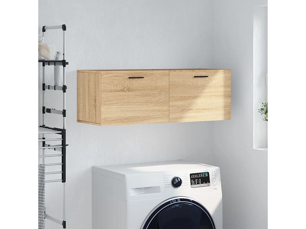 Armoire murale chêne sonoma 100x36,5x35 cm bois d'ingénierie