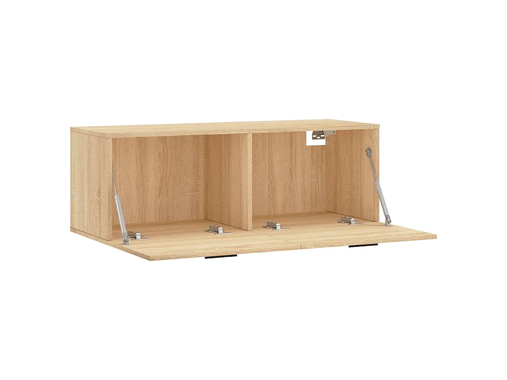 Armoire murale chêne sonoma 100x36,5x35 cm bois d'ingénierie