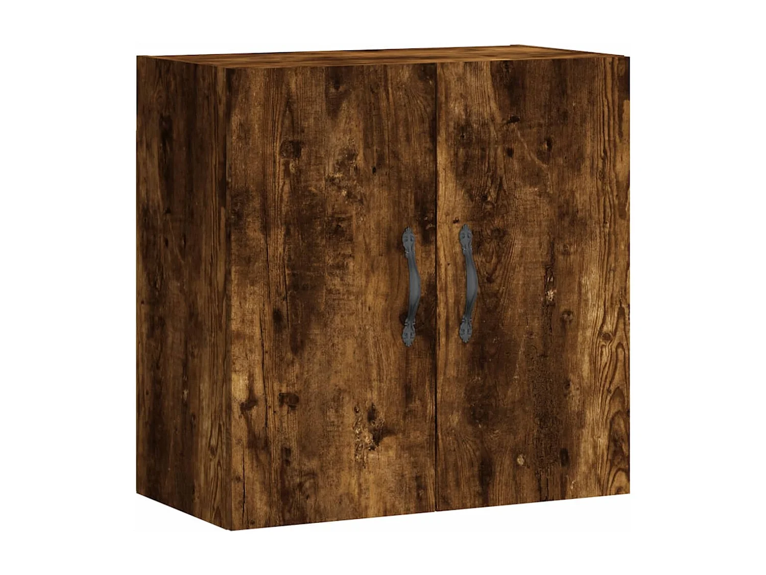 Armoire murale chêne fumé 60x31x60 cm bois d'ingénierie